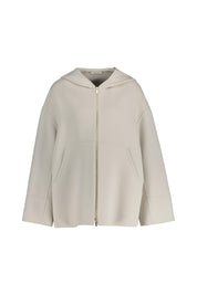 Wolljacke ROMINA mit Kapuze - 016 - Grau
