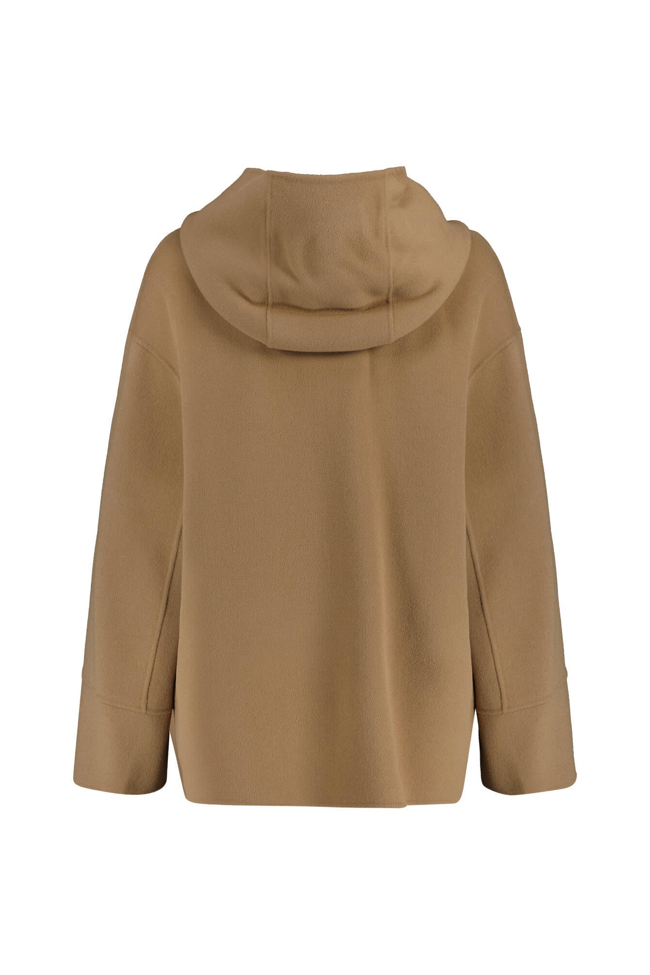 Wolljacke ROMINA mit Kapuze - 045 - Braun