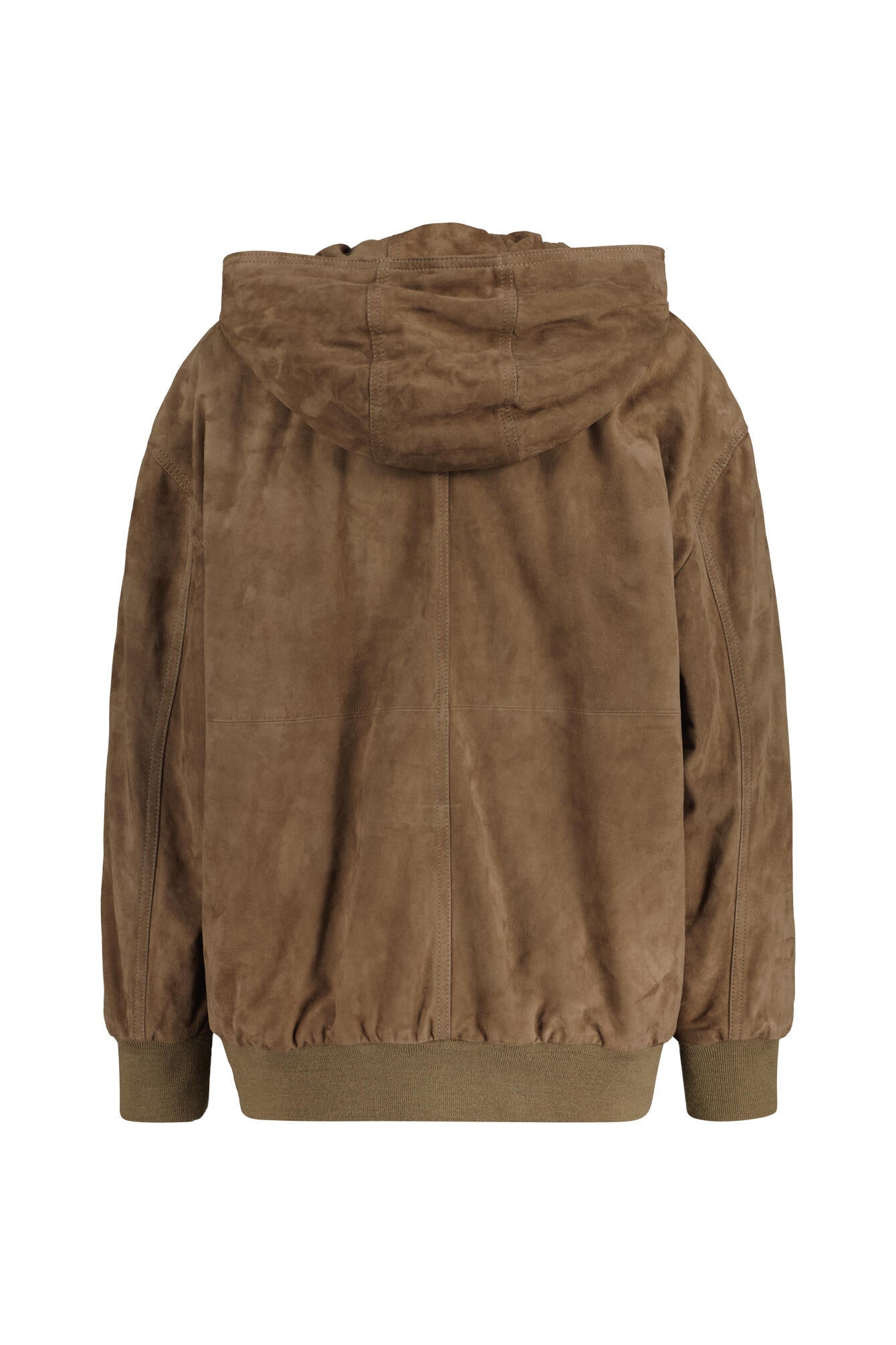 Lederjacke ZENO mit Kapuze - 002 - Braun