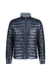 Wendejacke mit Stehkragen - 9026 Azzurro - Blau
