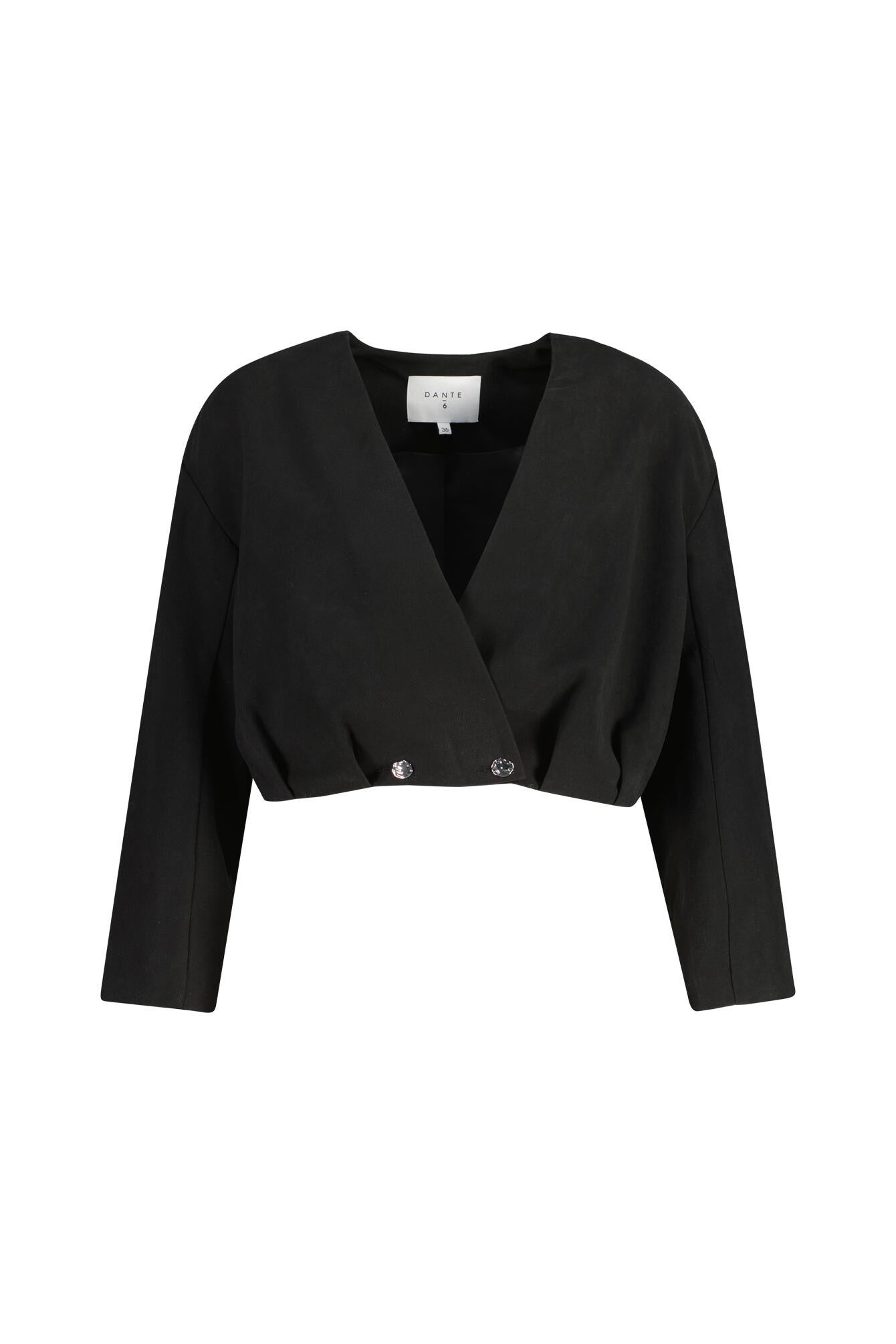 Bomberjacke LONZA Cropped - 9000 Raven - Schwarz