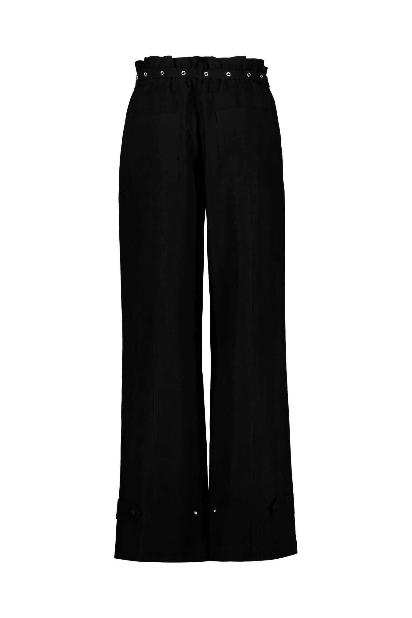 Stoffhose TYLER Wide Leg - 9000 Raven - Schwarz