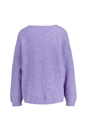 Strickpullover aus Wollmix - Lavande Past - Violett