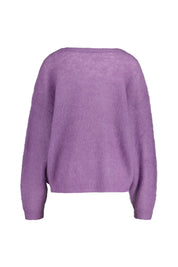 Cardigan aus Alpaka-Wollmix - Violette - Violett
