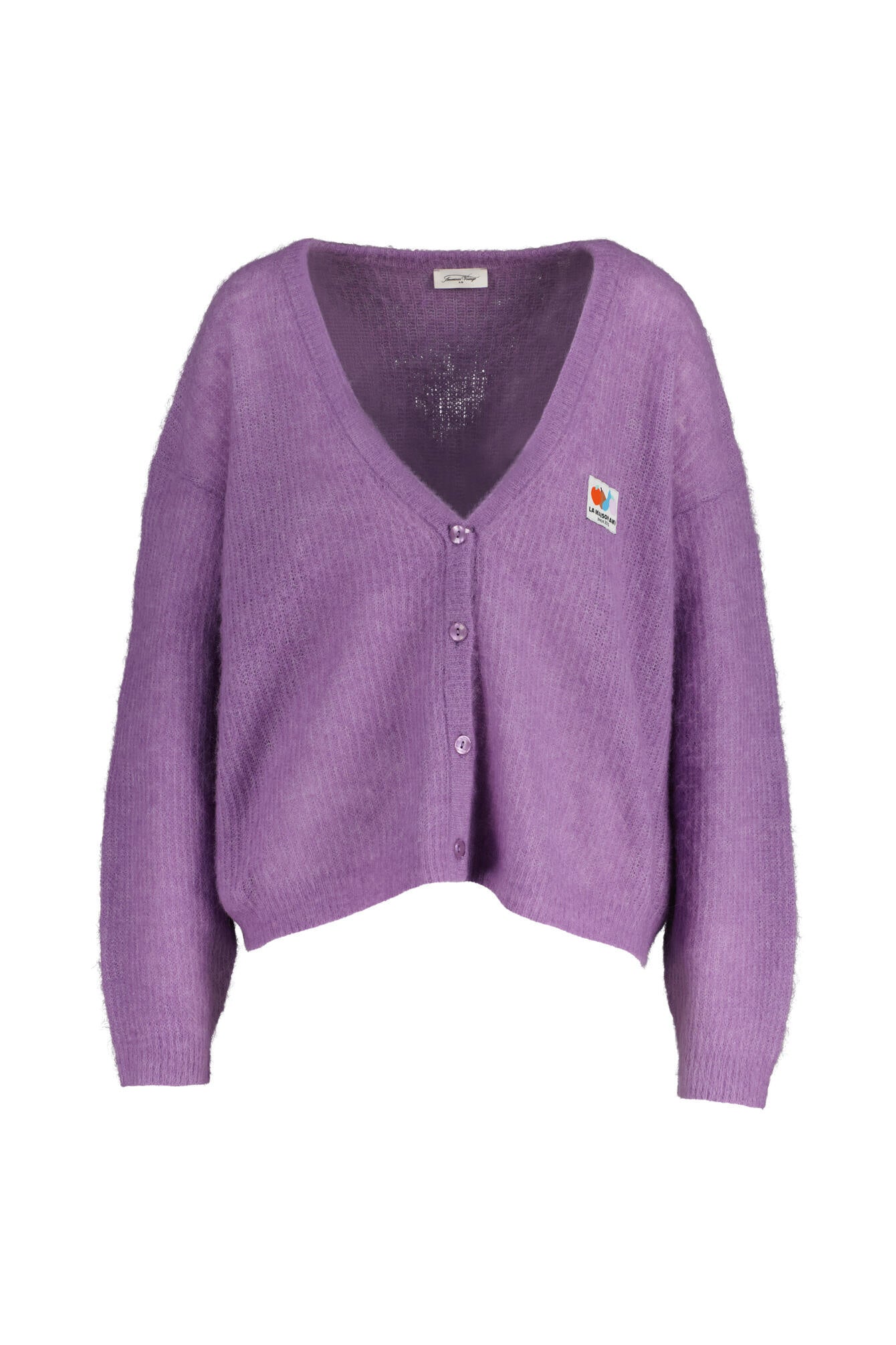 Cardigan aus Alpaka-Wollmix - Violette - Violett