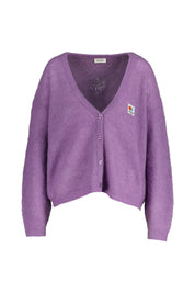 Cardigan aus Alpaka-Wollmix - Violette - Violett