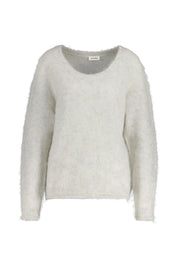 Strickpullover aus Alpaka-Wollmix - Polaire Chine - Creme