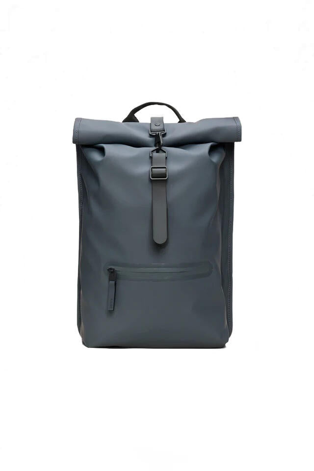 Rolltop-Rucksack - 124 Lagoon - Grau
