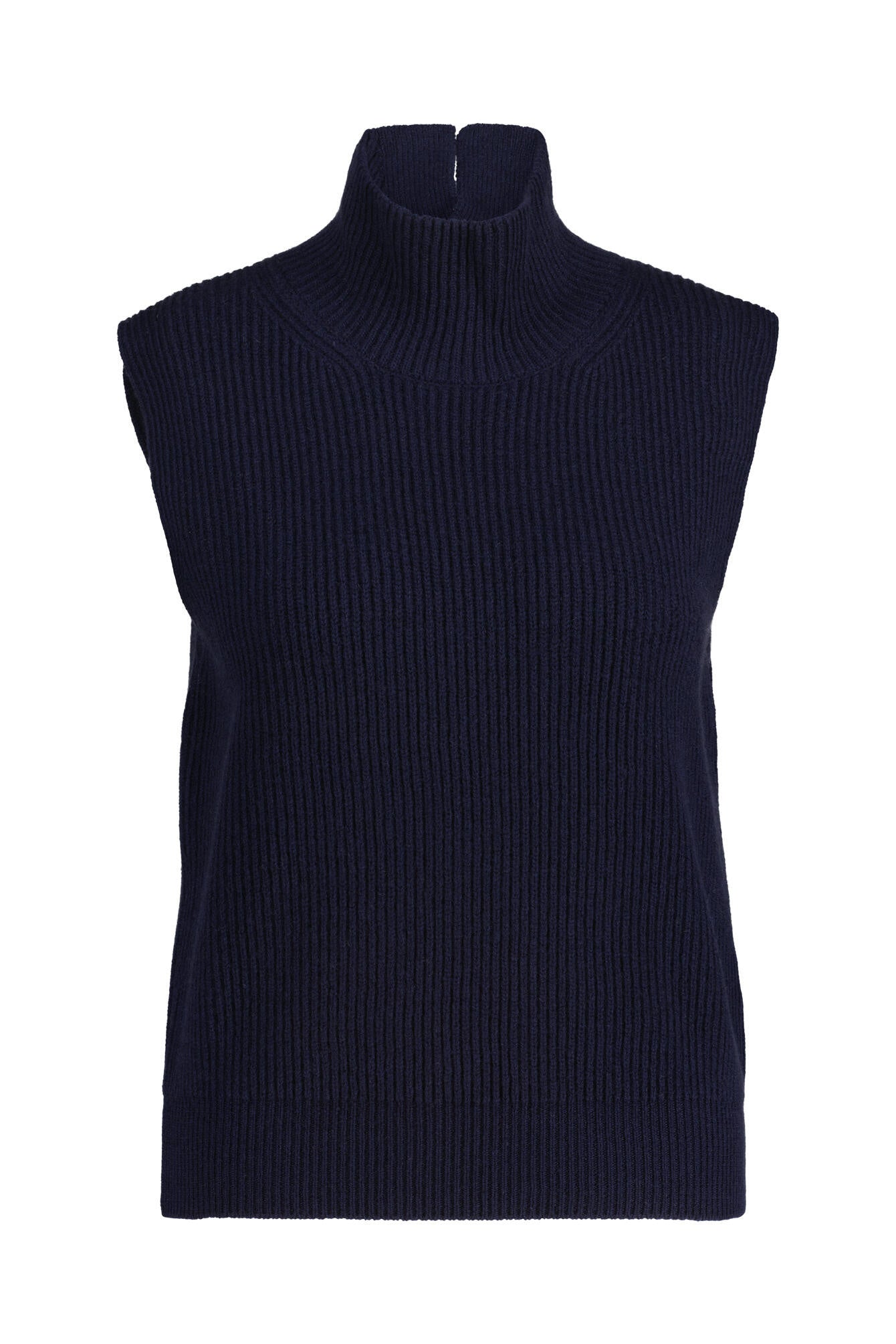 Ärmelloser Pullover - 920 - Blau