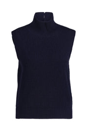 Ärmelloser Pullover - 920 - Blau