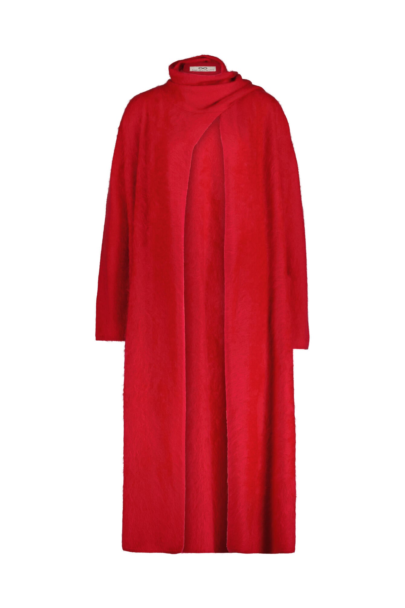 Strickcardigan FURRY aus Kaschmir - 5600 Fire - Rot
