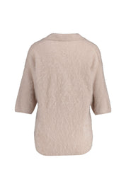 Strick-T-Shirt FURRY EATON aus Kaschmir - 2300 Tan - Braun