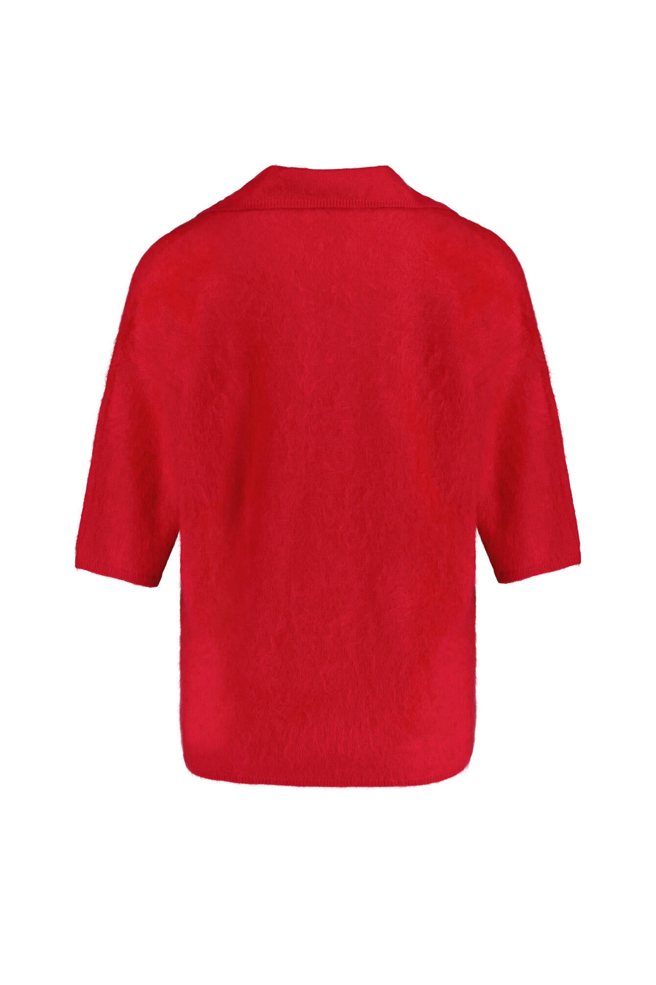 Strick-T-Shirt FURRY EATON aus Kaschmir - 5600 Fire - Rot