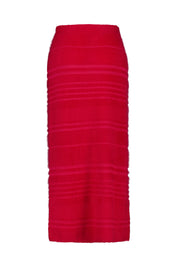 Strickrock FURRY Midi - 5654 Fire and Flame - Rot