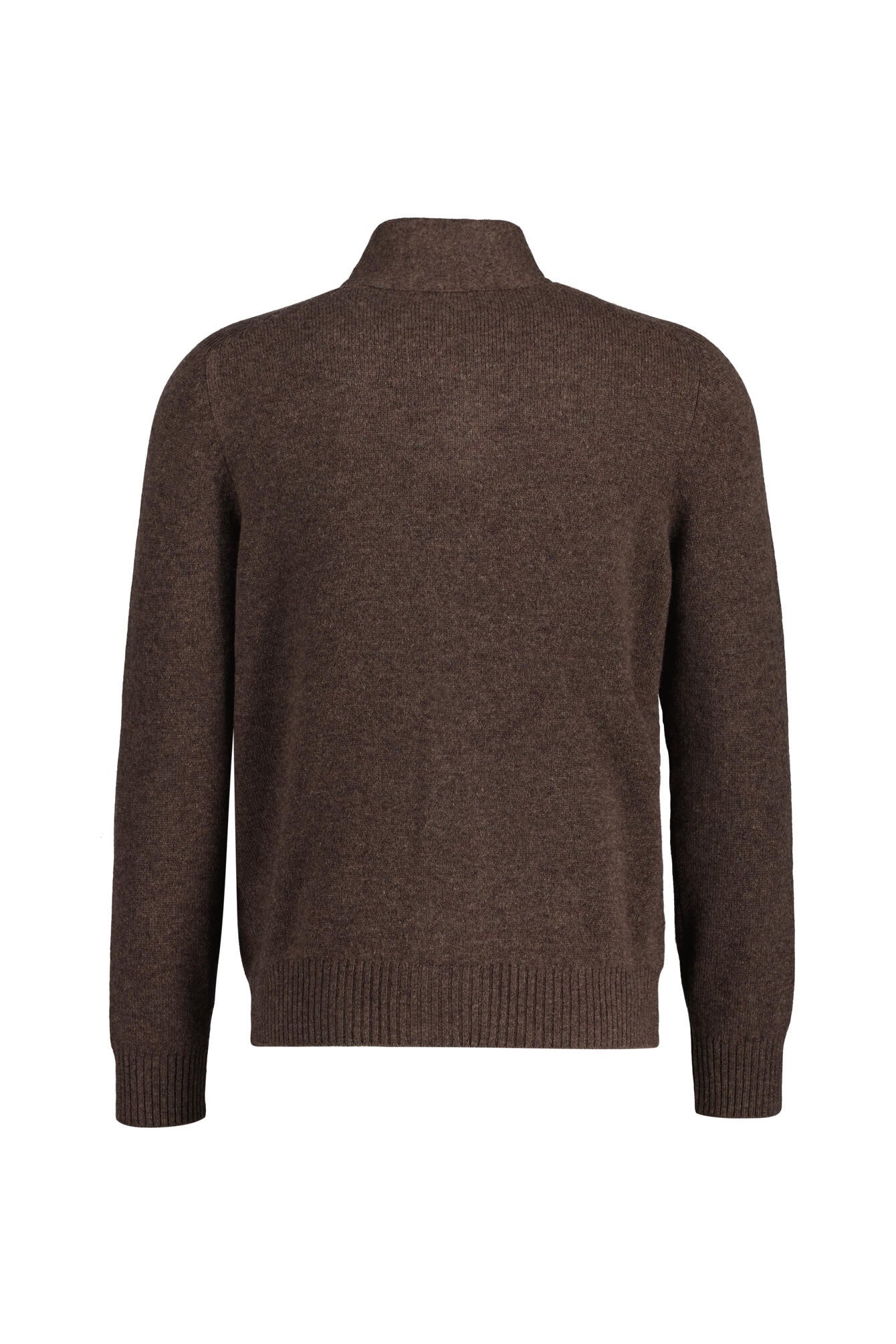 Strickjacke mit Stehkragen - 194 - Braun