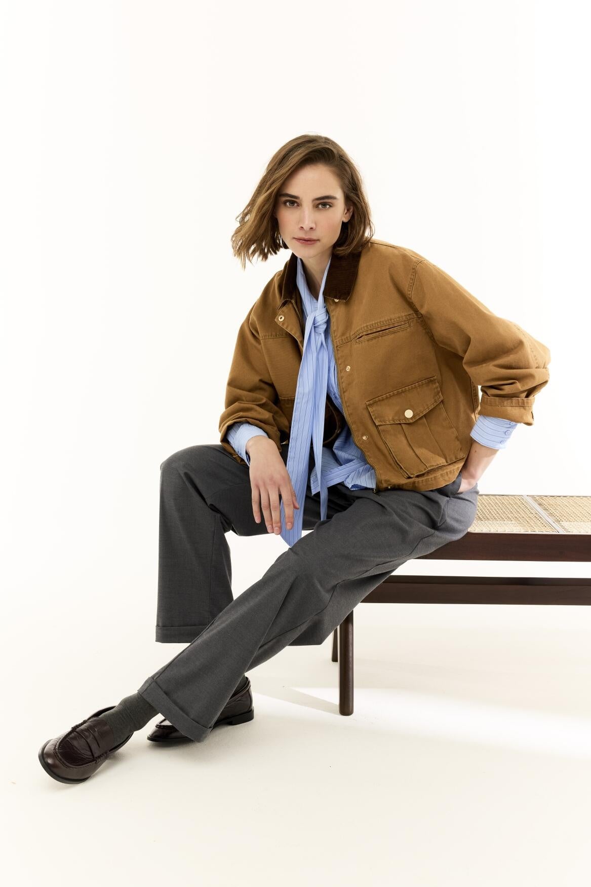 Feldjacke - 749 Golden Brown - Braun