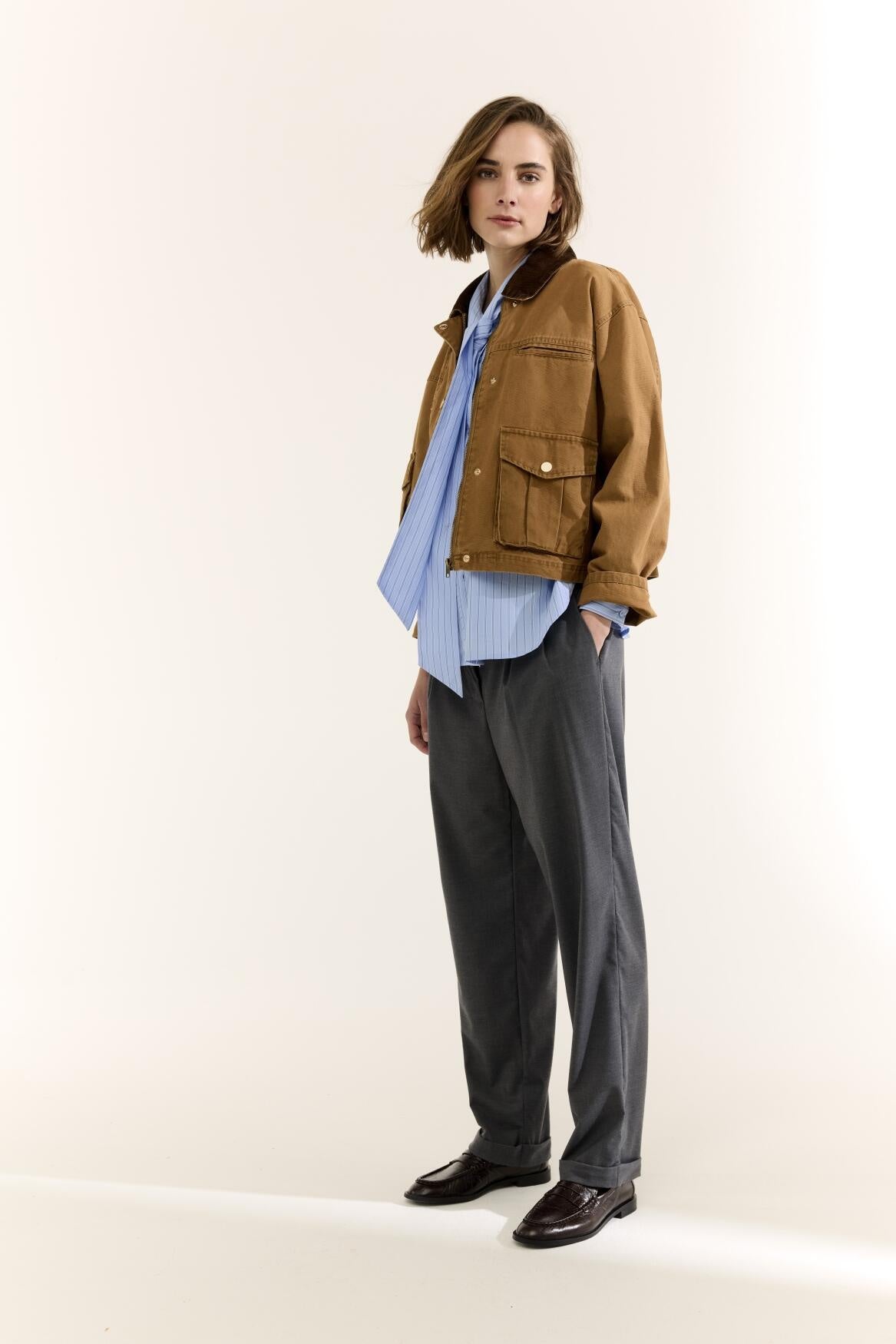 Feldjacke - 749 Golden Brown - Braun