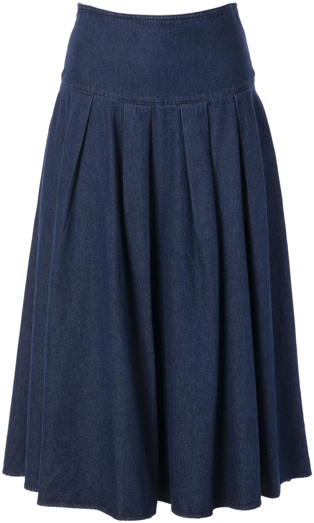 Jeansrock Midi JASMIRA - 104 Denim - Blau