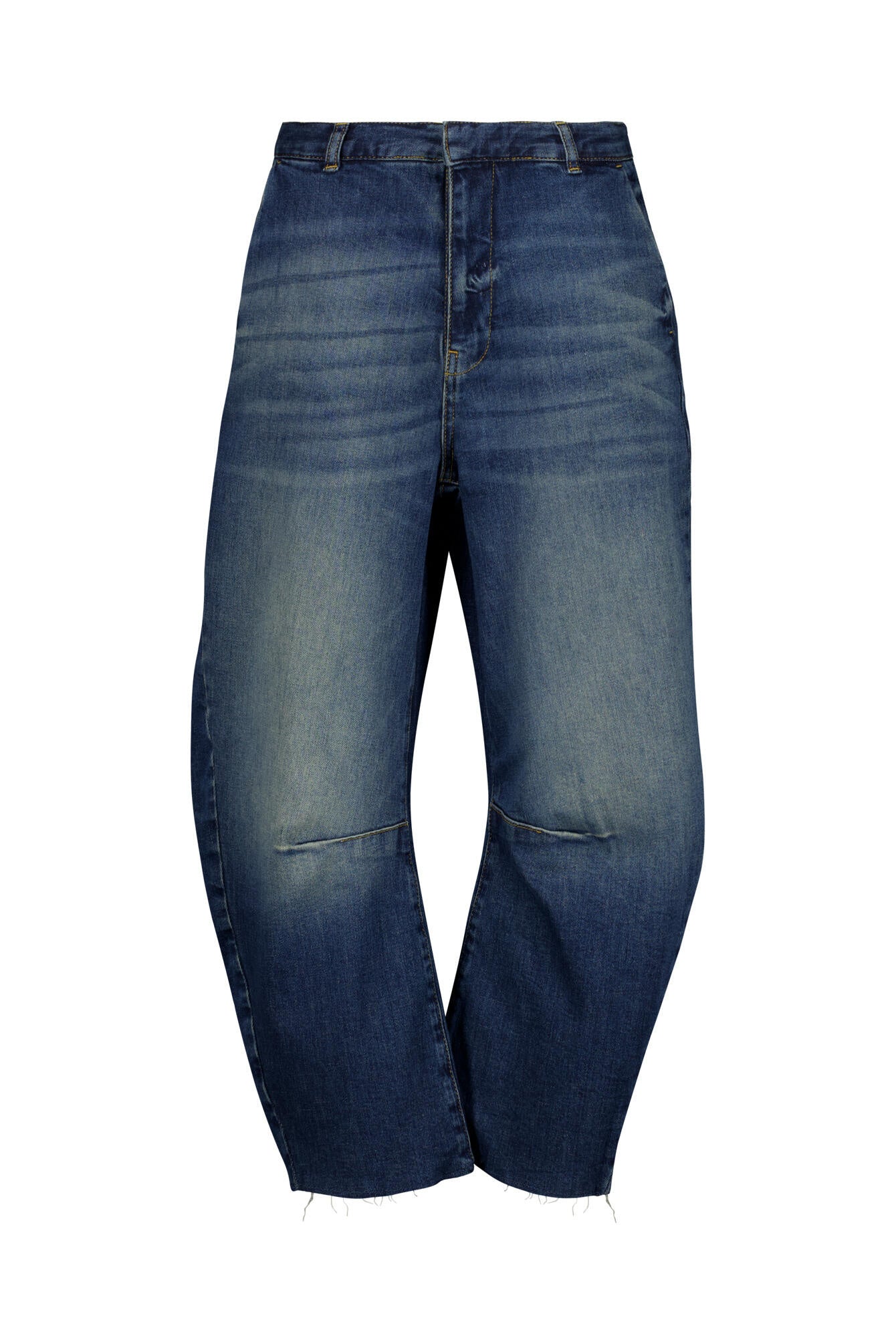 Mom Jeans - Vintage Wash - Blau