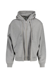 Sweatshirtjacke TREY aus Bio-Baumwolle - Grey - Grau
