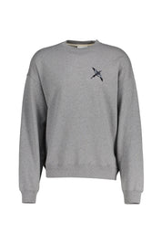 Sweatshirt MICRO BIRD aus Baumwolle - Grau