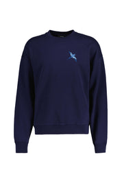 Sweatshirt MICRO BEE aus Baumwolle - Navy - Blau