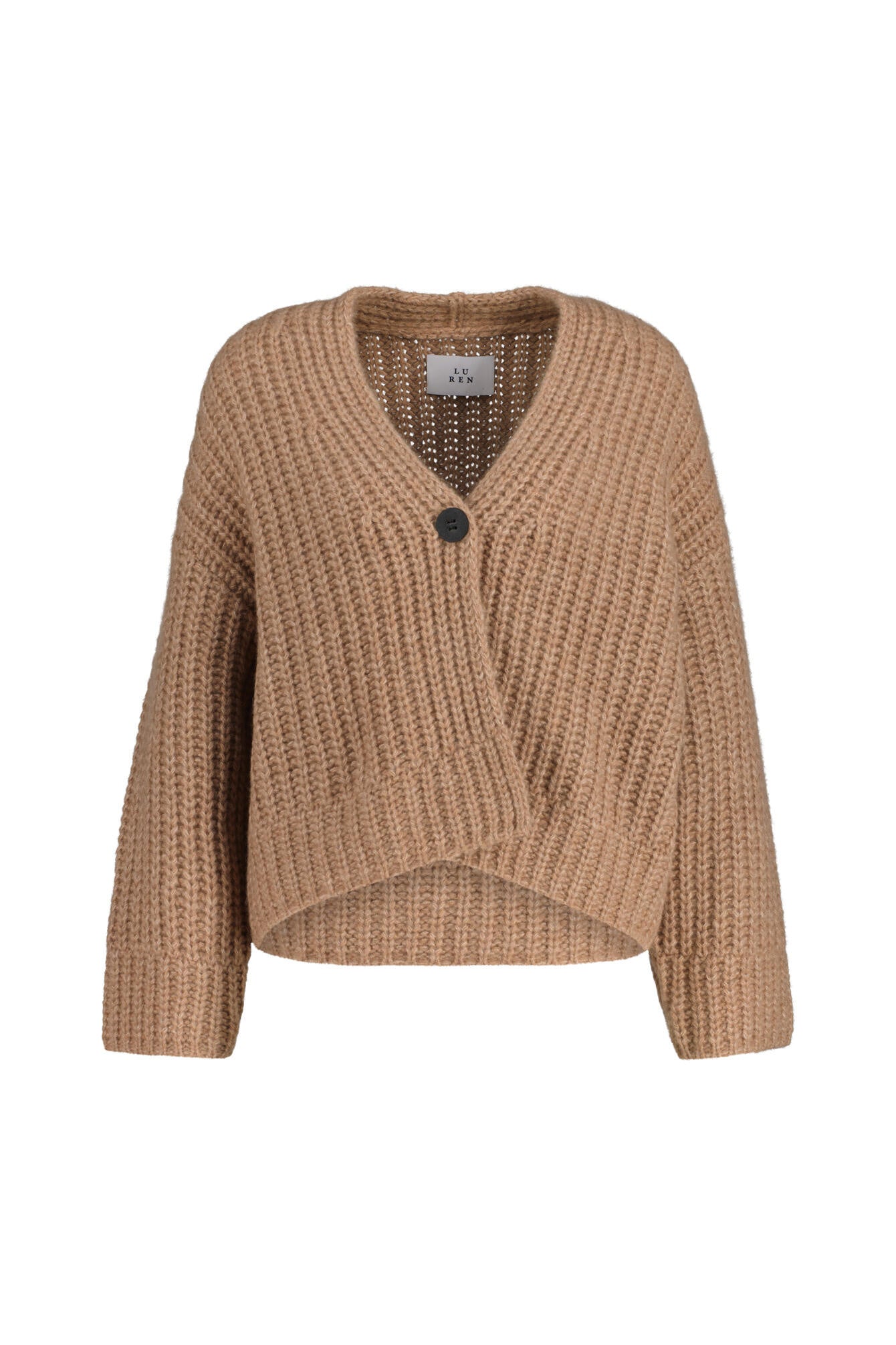 Strickcardigan GATHA aus Kaschmirmix - Fawn - Braun