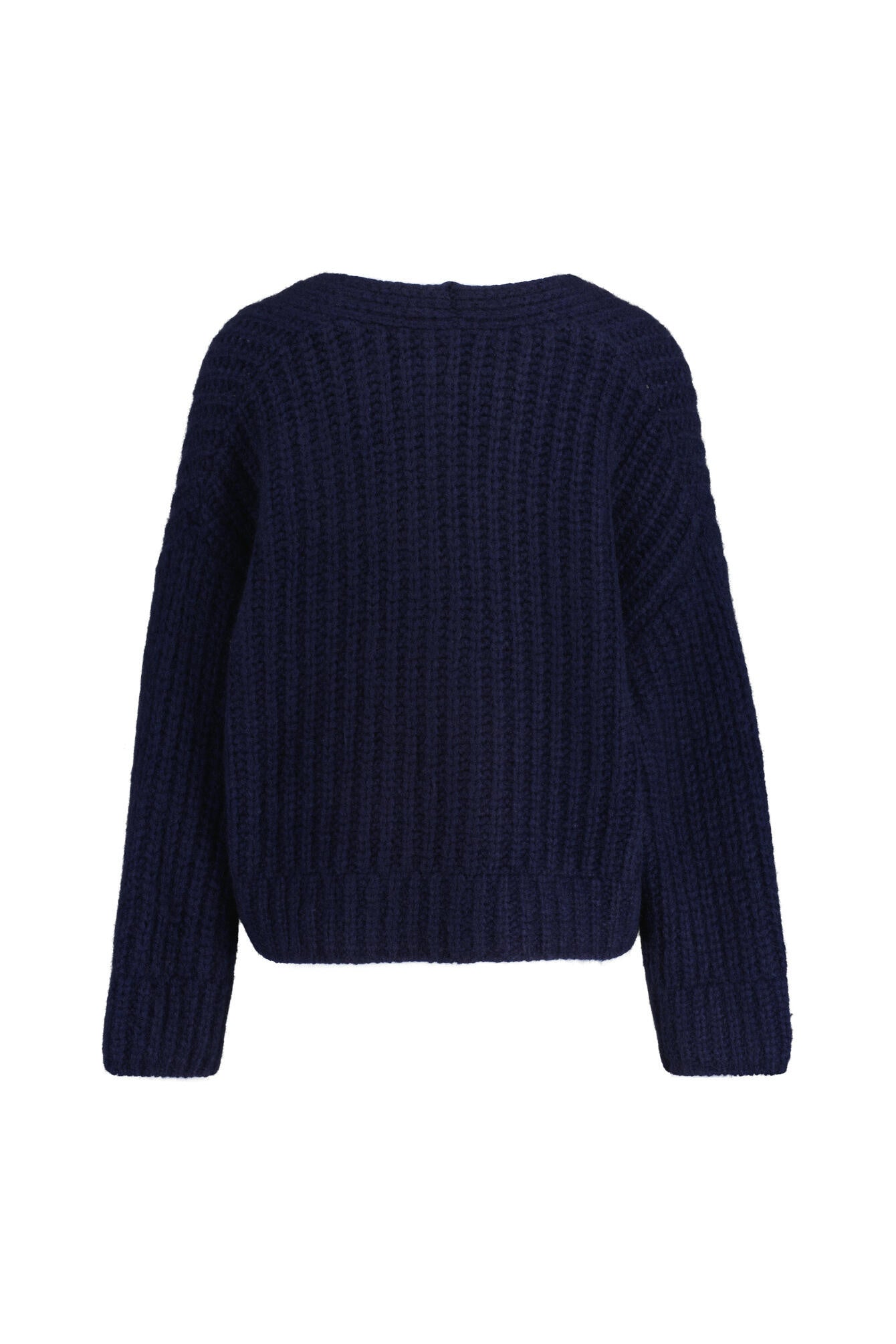 Strickcardigan GATHA aus Kaschmirmix - French Navy - Blau