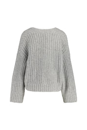 Strickcardigan GATHA aus Kaschmirmix - Husky - Grau