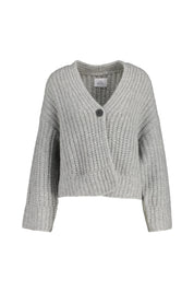 Strickcardigan GATHA aus Kaschmirmix - Husky - Grau