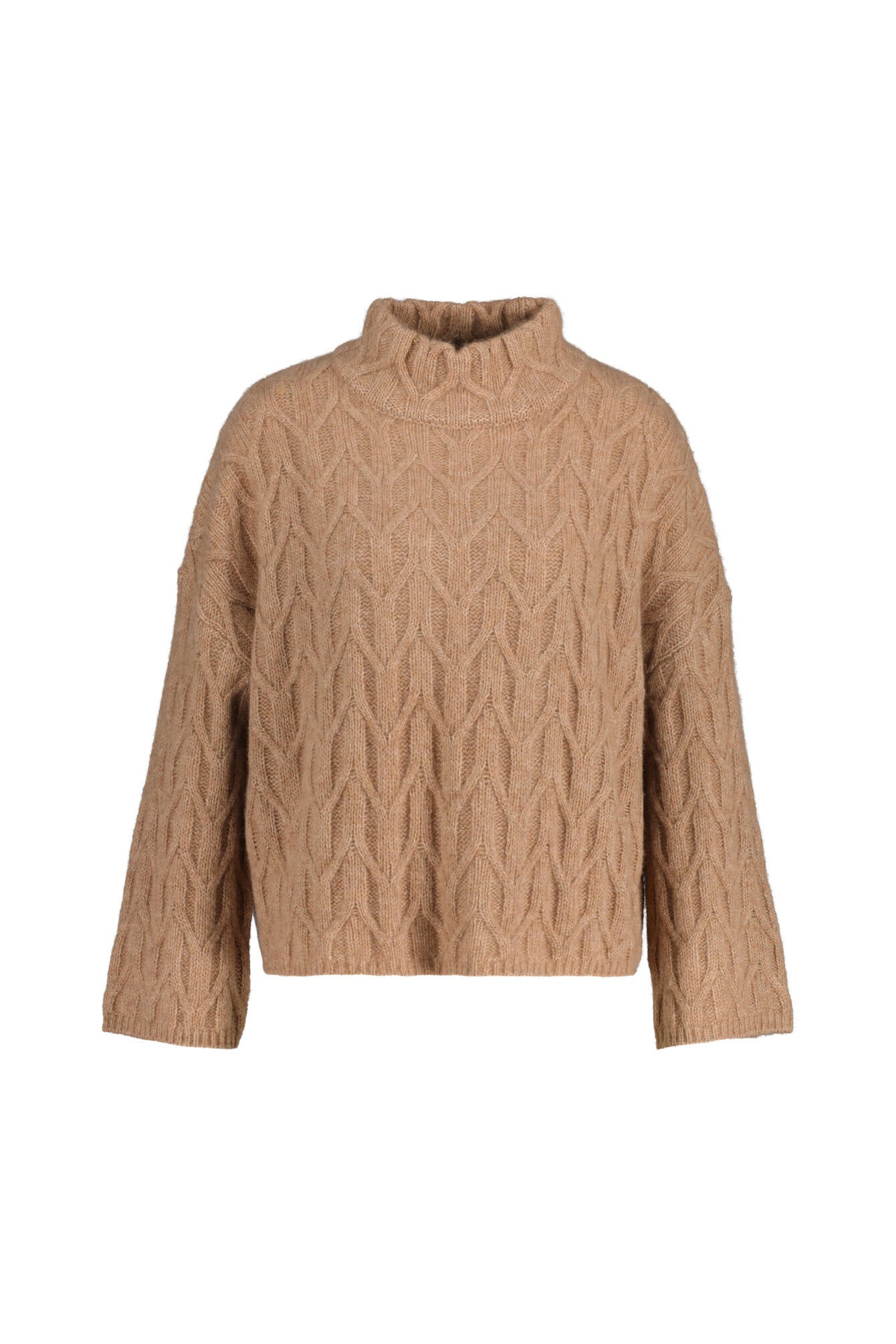 Strickpullover EXBURG aus Kaschmirmix - Fawn - Braun