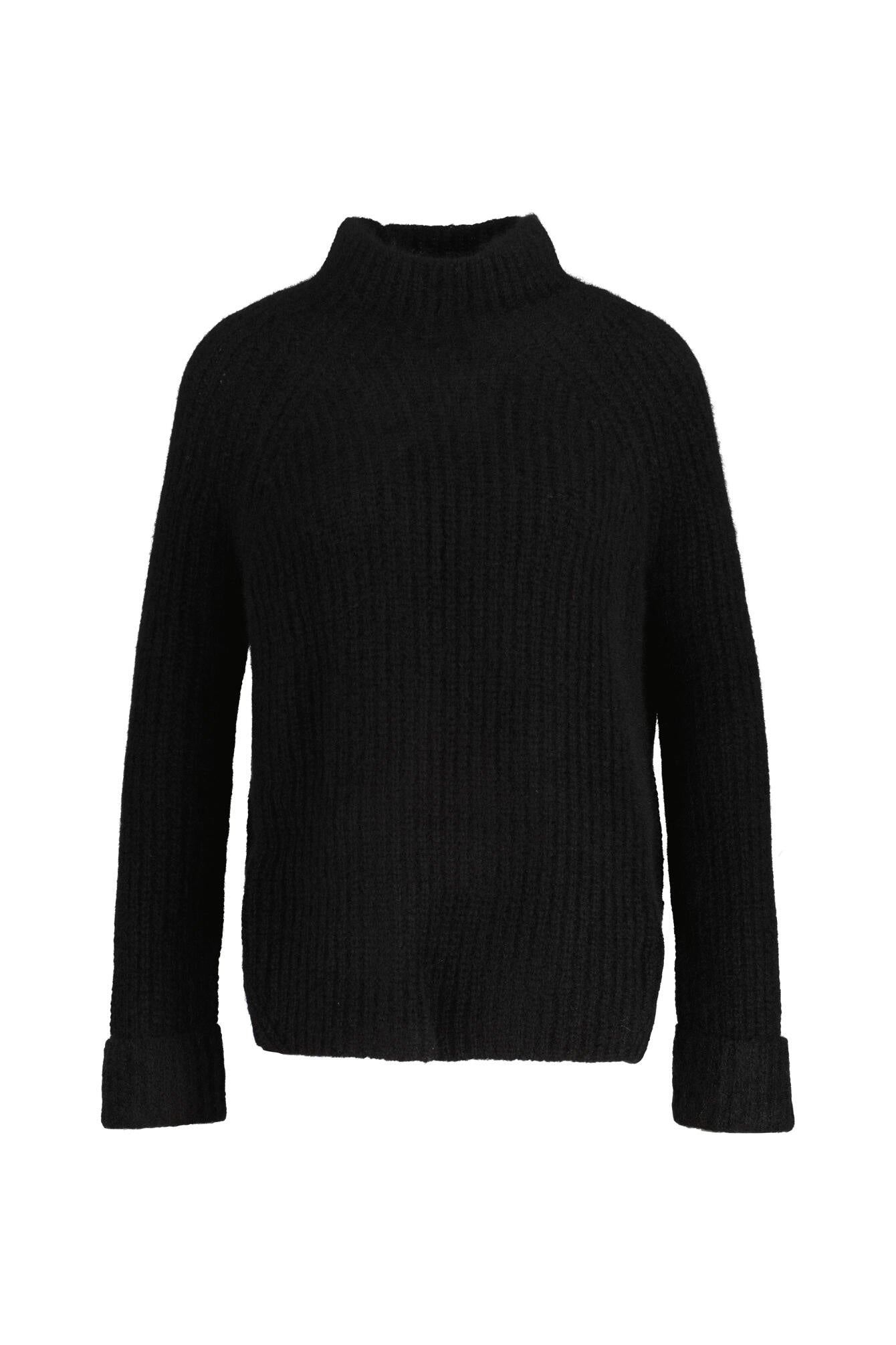 Strickpullover YUNA aus Kaschmirmix - Black - Schwarz