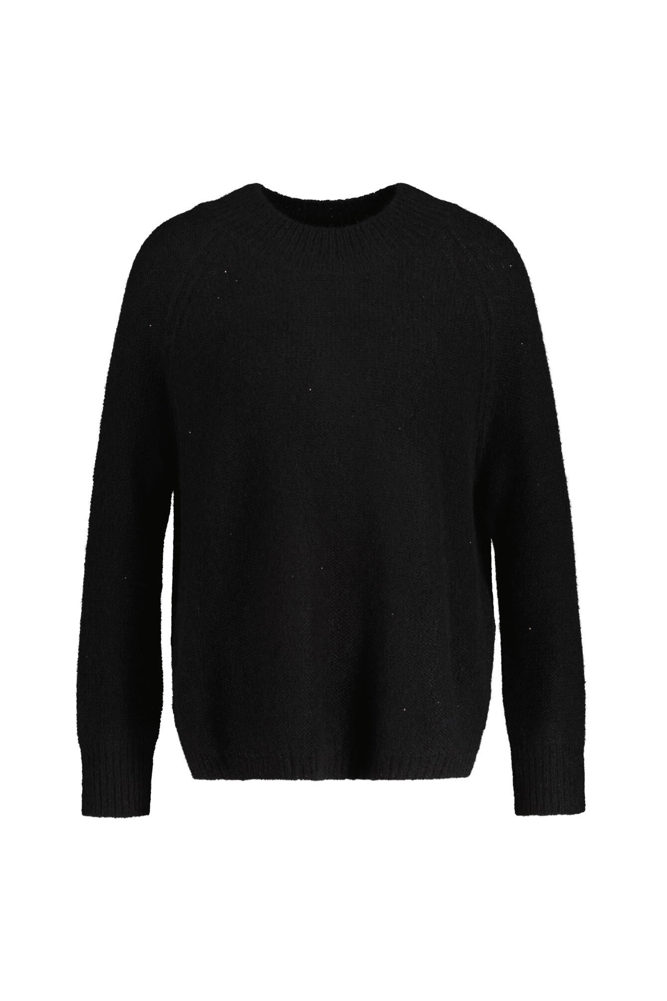 Strickpullover LEVENS aus Kaschmirmix - Black - Schwarz