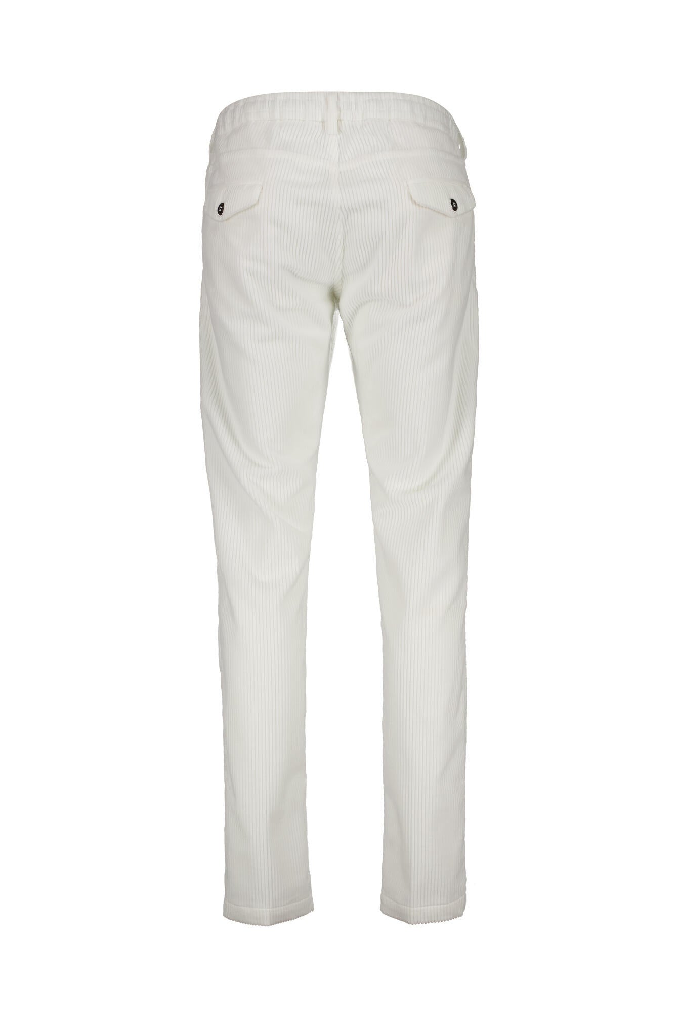 Cordhose Regular Fit - 01 - Weiß