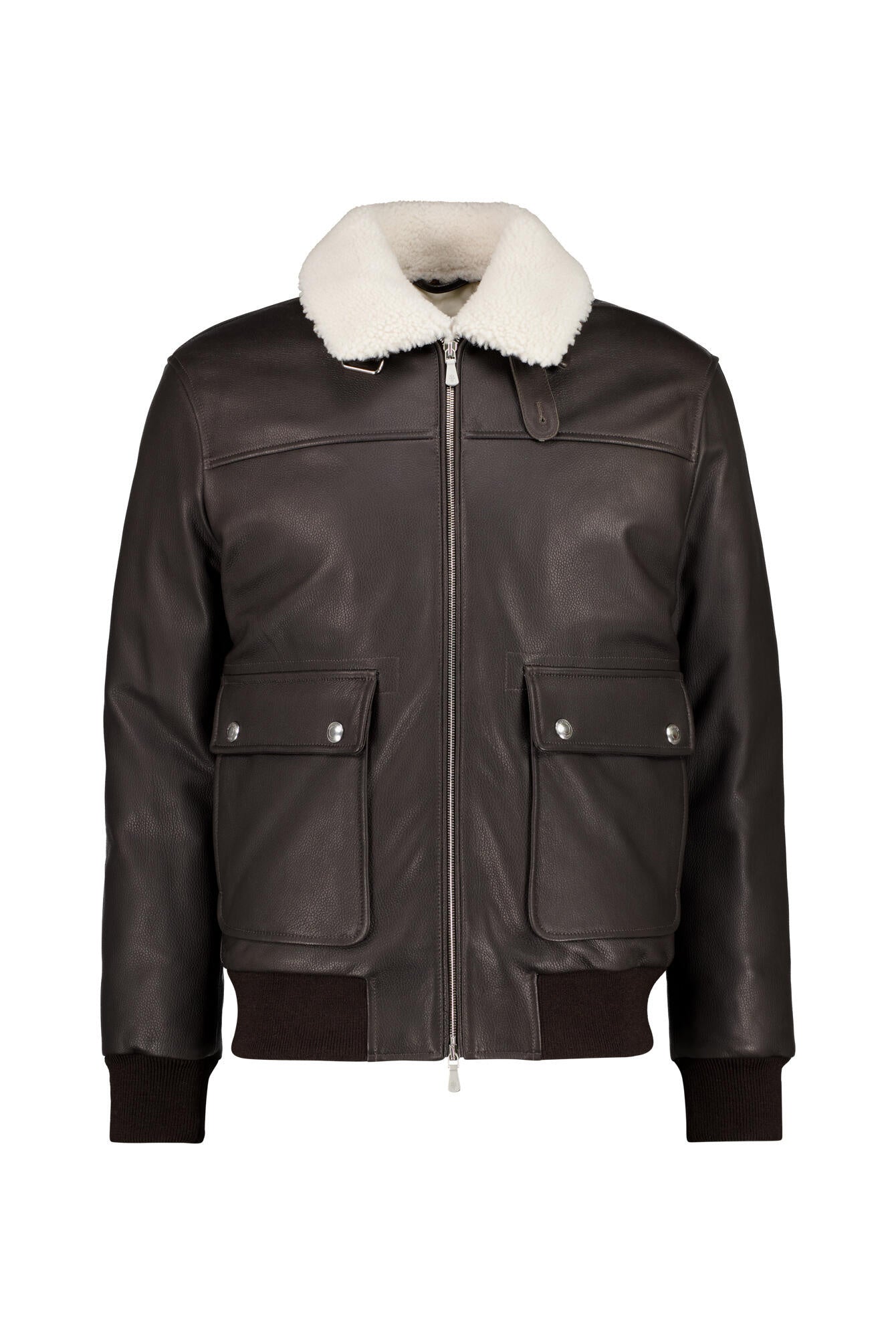 Lederjacke aus hochwertigem Nappaleder - 25 - Braun