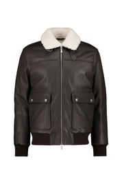 Lederjacke aus hochwertigem Nappaleder - 25 - Braun