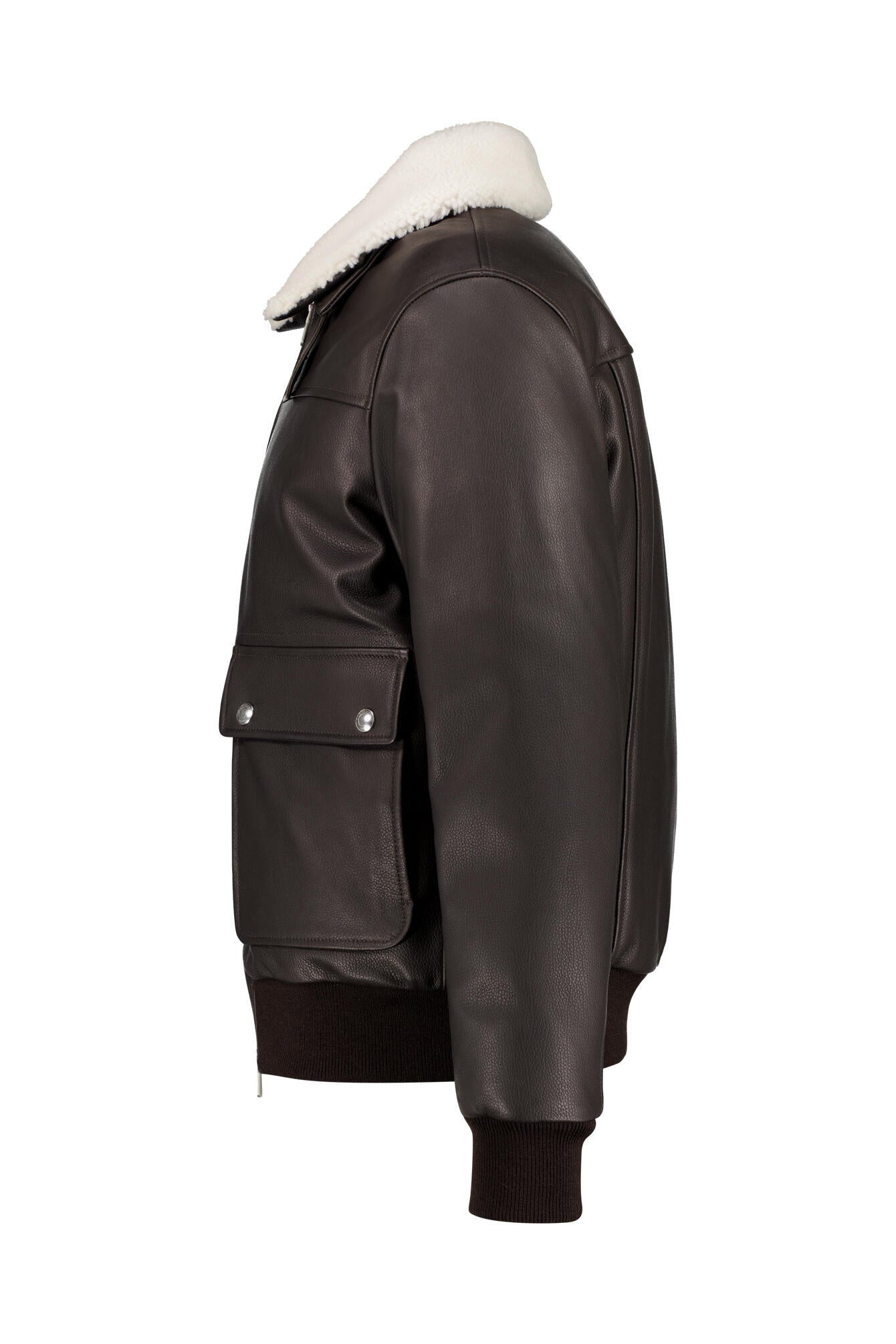 Lederjacke aus hochwertigem Nappaleder - 25 - Braun