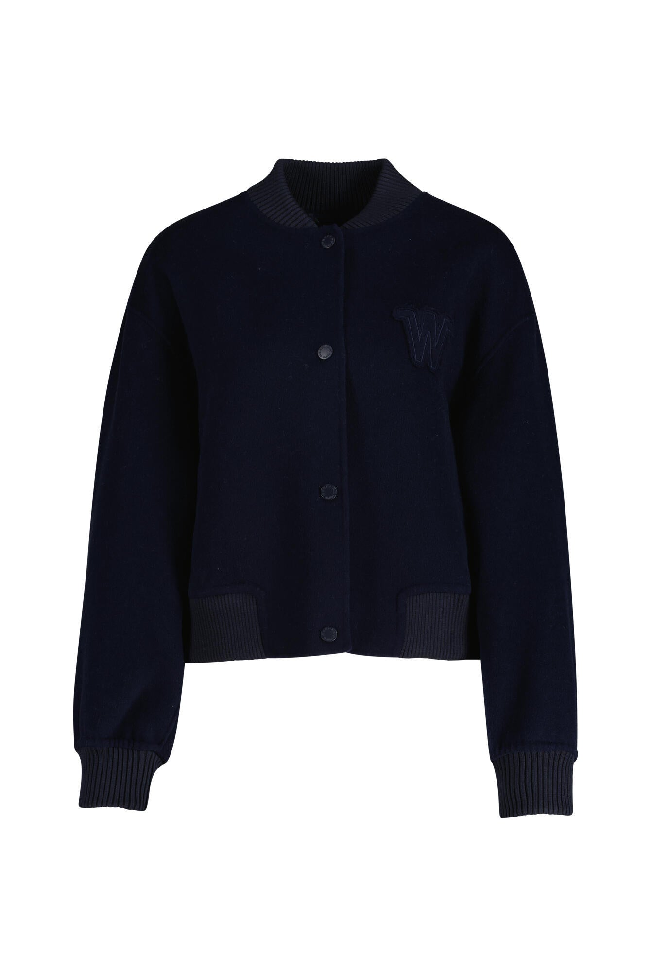 Bomberjacke ZELANTE aus Schurwolle - 045 - Blau