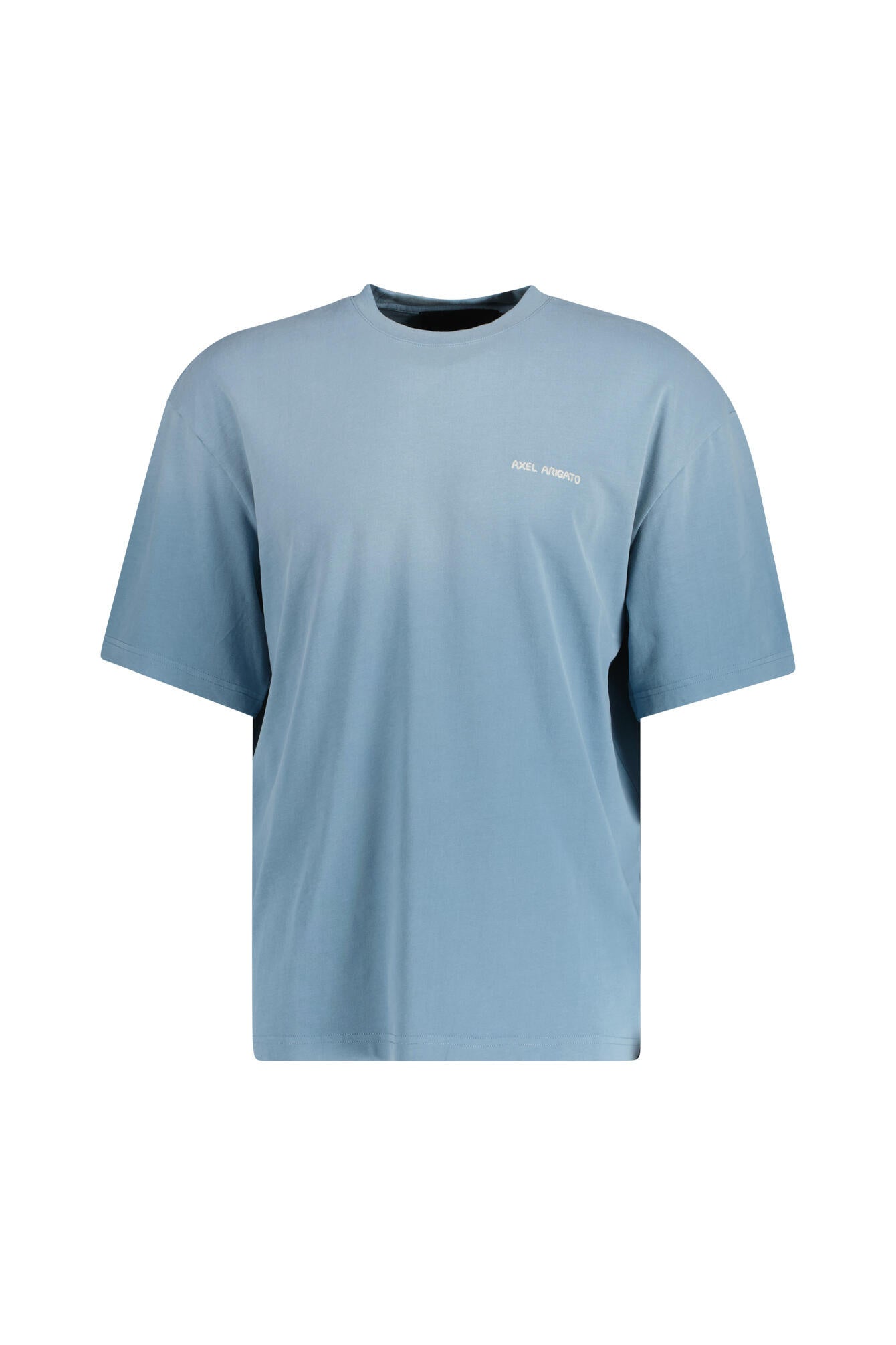 T-Shirt aus Baumwolle - Dusty Blue - Blau