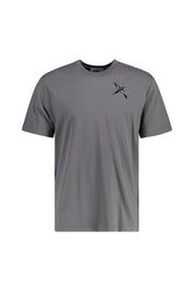 T-Shirt aus Baumwolle - Steel - Grau