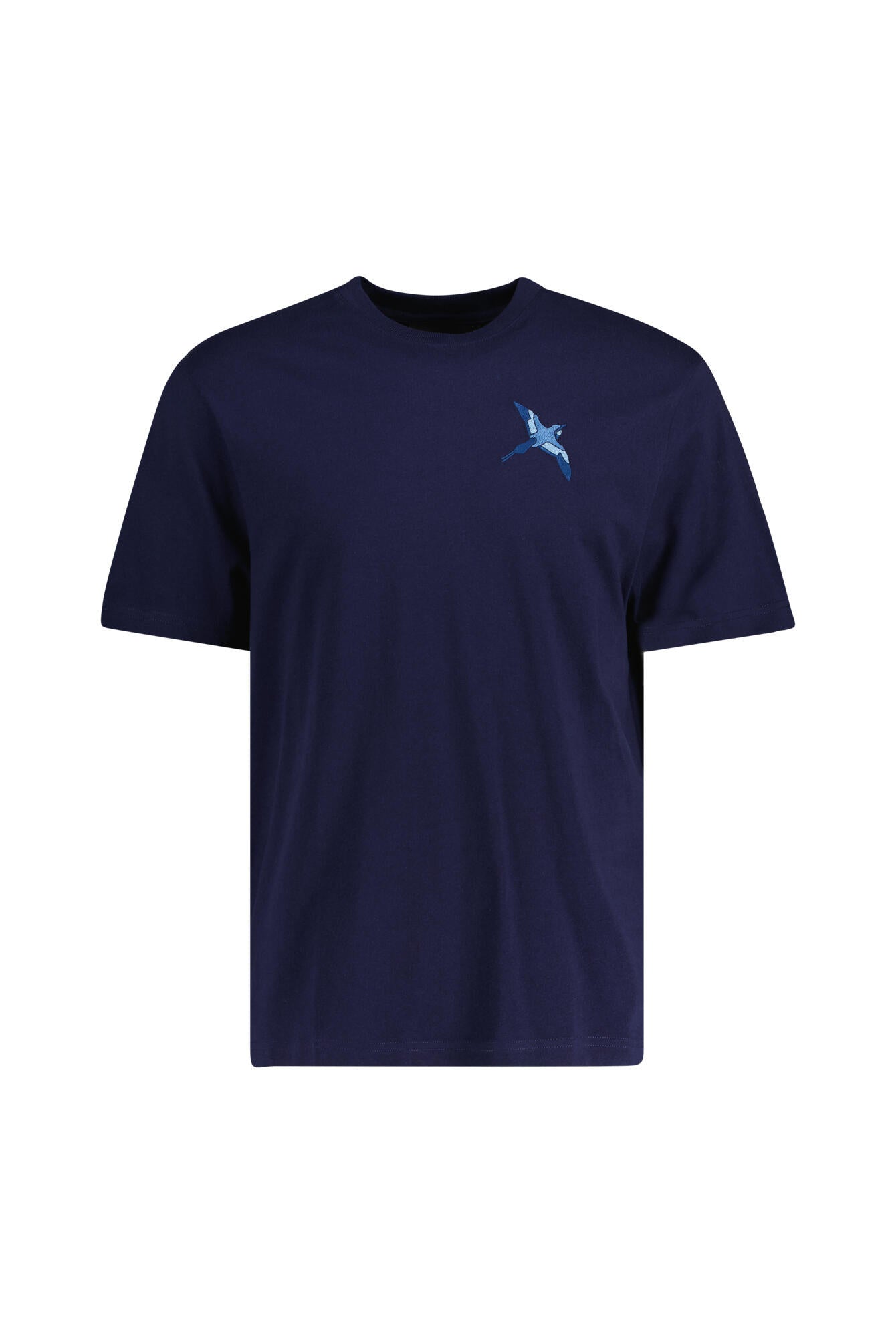 T-Shirt aus Baumwolle - Navy - Blau