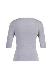Strickshirt 3/4 Arm - 109 Grey - Grau