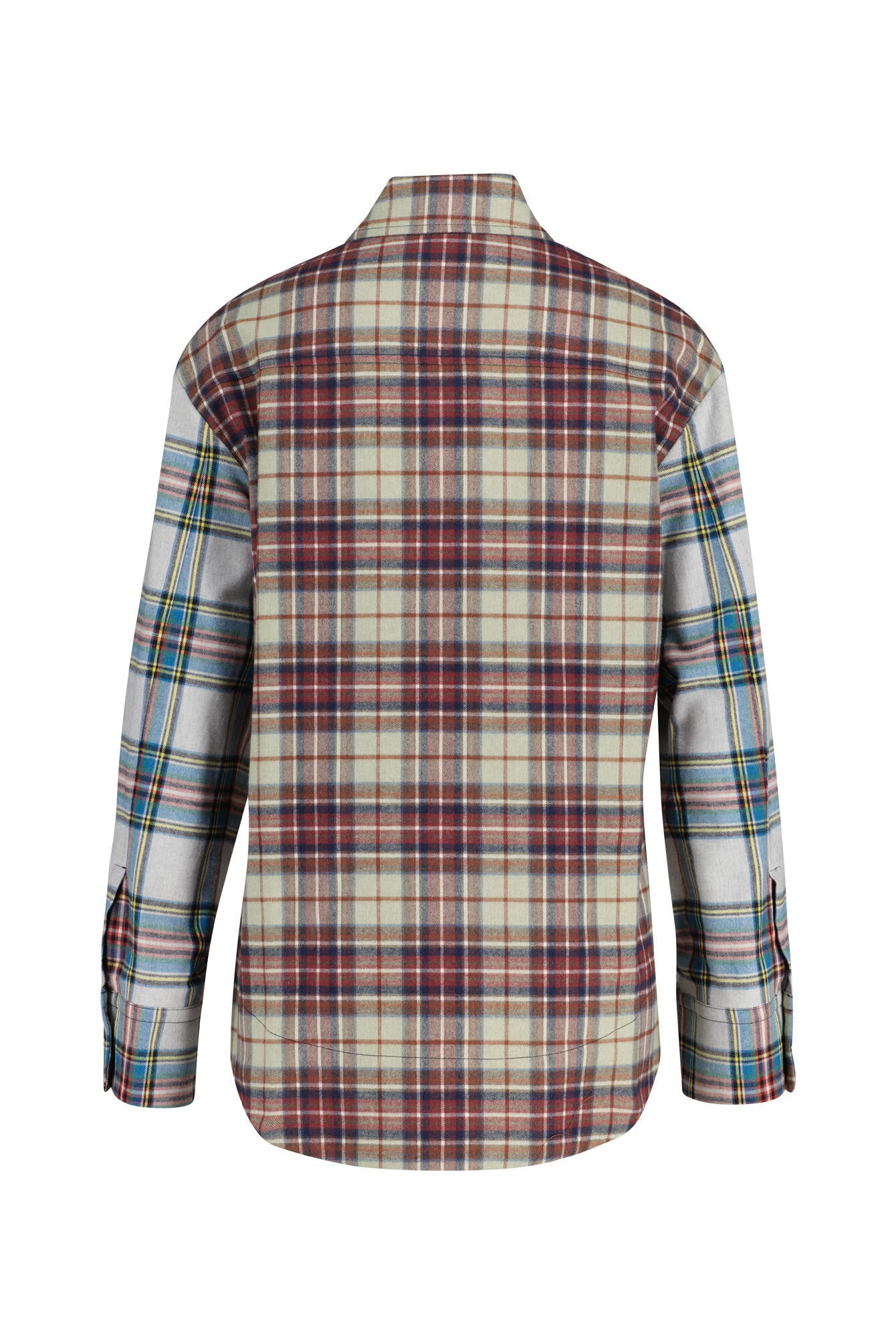 Flanellbluse aus Baumwolle - 1 Multi - Rot