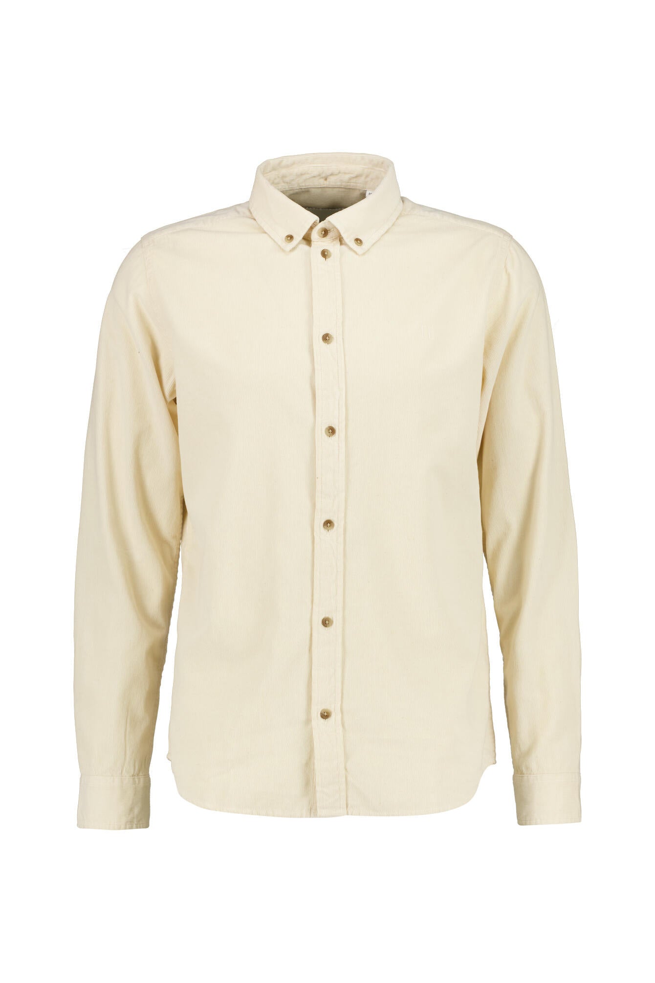 Cordhemd Slim Fit - 215 Ivory - Creme