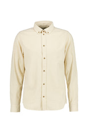 Cordhemd Slim Fit - 215 Ivory - Creme