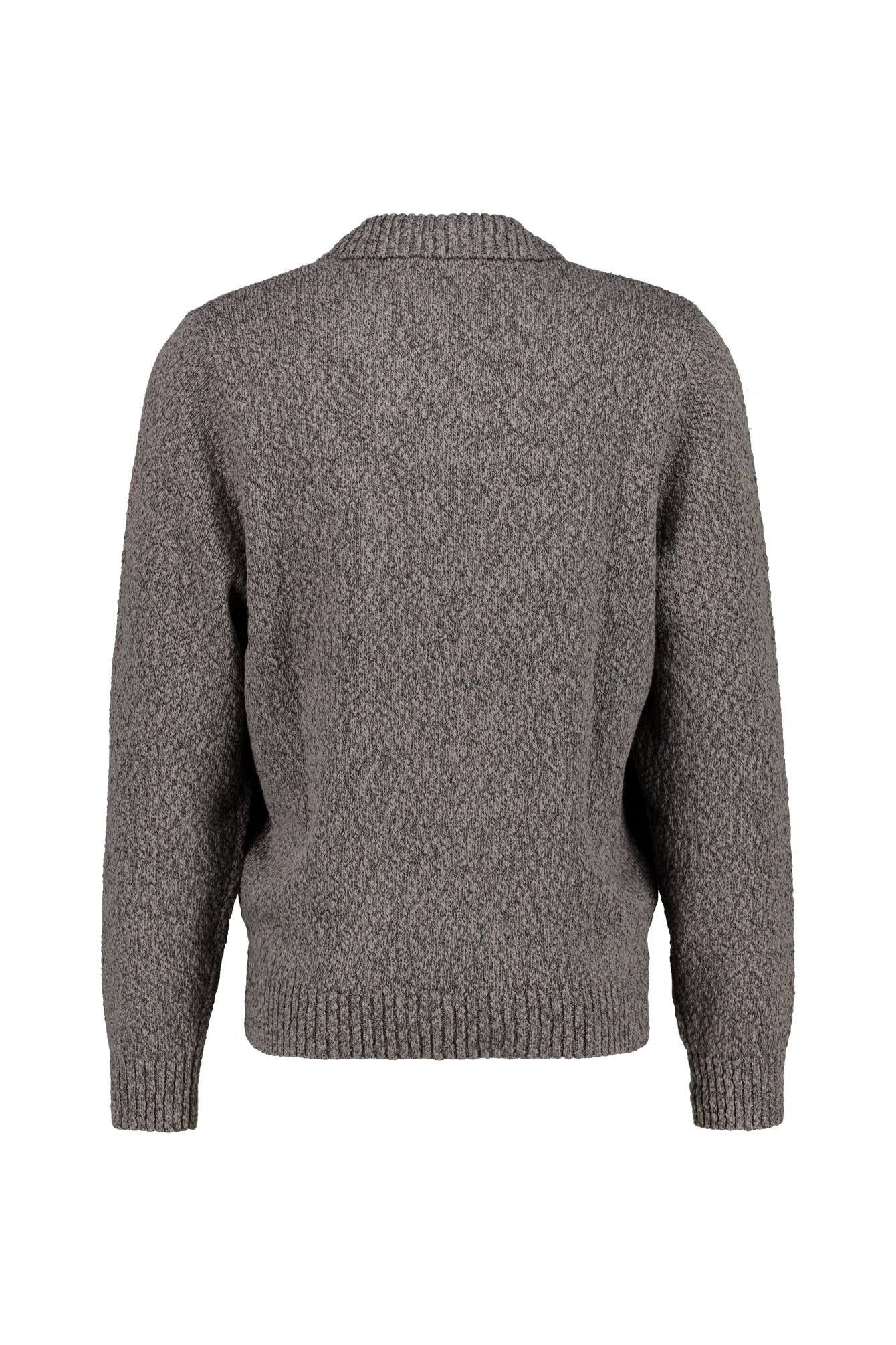 Strickpullover BILLY MOULINÉ aus Baumwolle - 100 Black - Grau