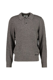Strickpullover BILLY MOULINÉ aus Baumwolle - 100 Black - Grau