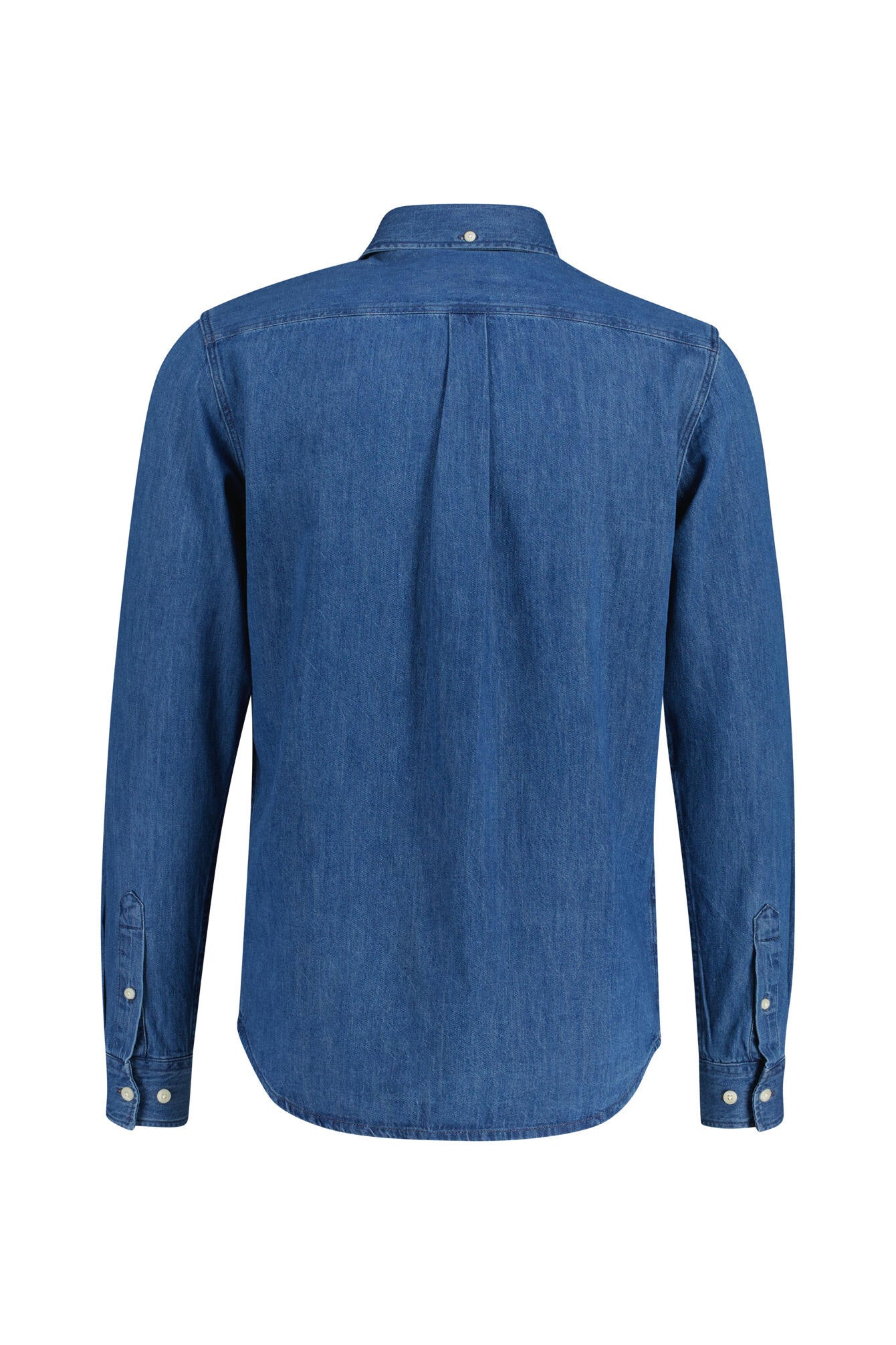 Jeanshemd Regular Fit aus Baumwolle - 452 Medium Indigo - Blau