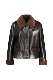 Lederjacke - 789 - Braun