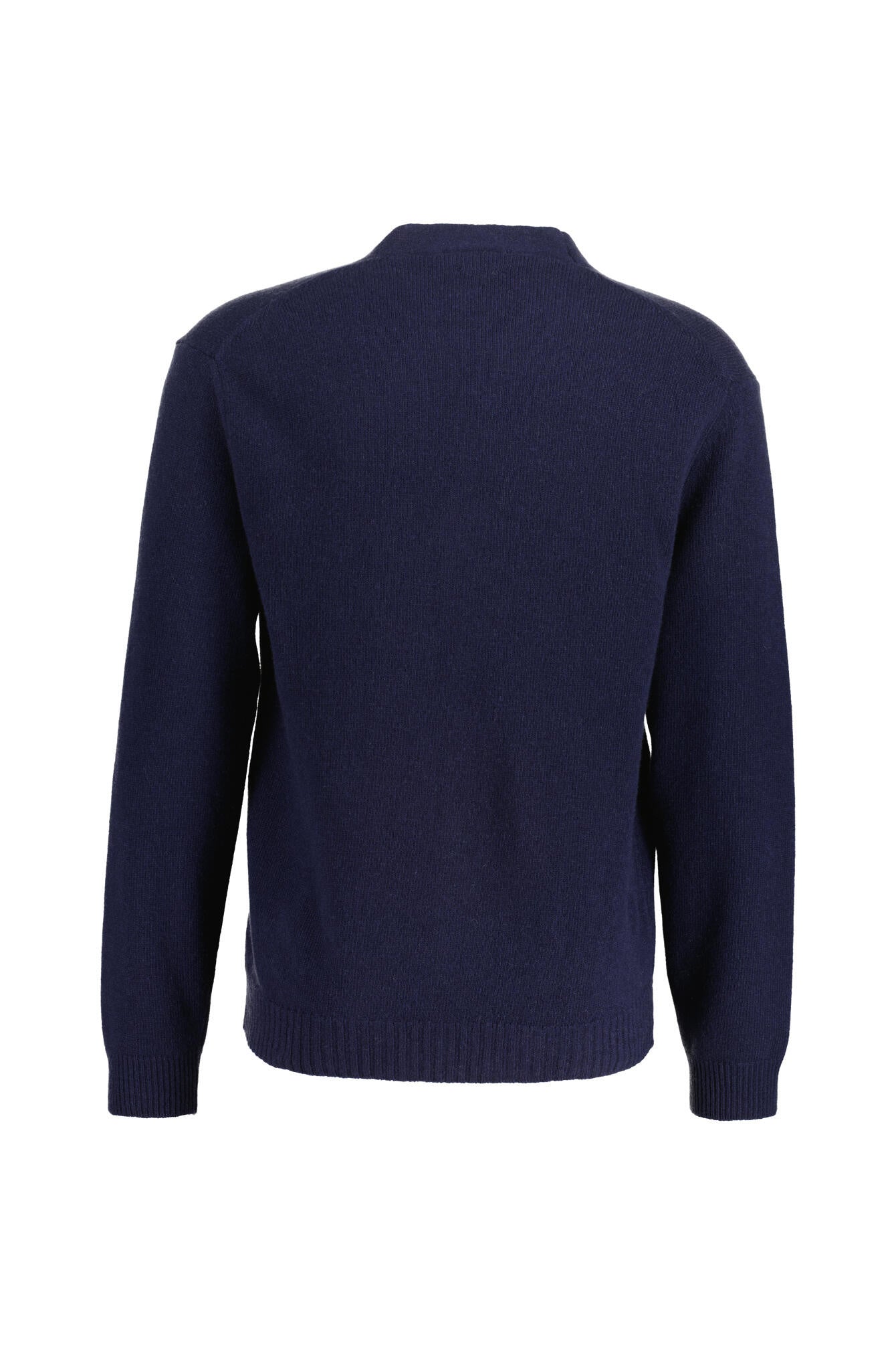 Strick-Cardigan aus Merinowolle - 0023 - Blau